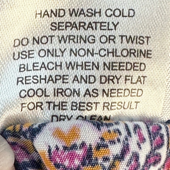 Hippie Rose Cap Sleeve Midi Dress - Navy Blue Pink - size Large - Picture 9 of 11